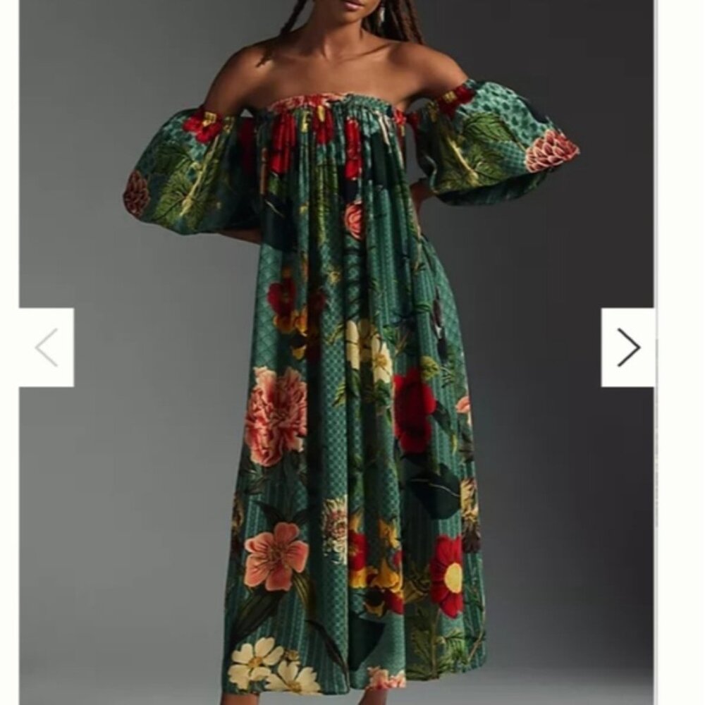 Siddhartha Bansal Off-The-Shoulder Dress Medium Petite